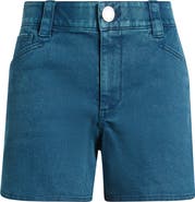 Wit & Wisdom Skyrise Dolphin Hem Denim Shorts