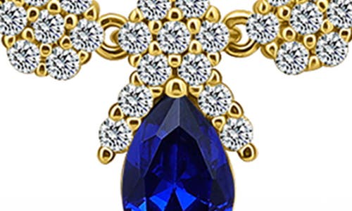 Christian Siriano Pear Cut Cubic Zirconia Collar Necklace In Multi