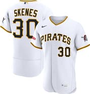 Nike Men's Nike Paul Skenes White Pittsburgh Pirates Home Authentic Sponsor Patch Jersey