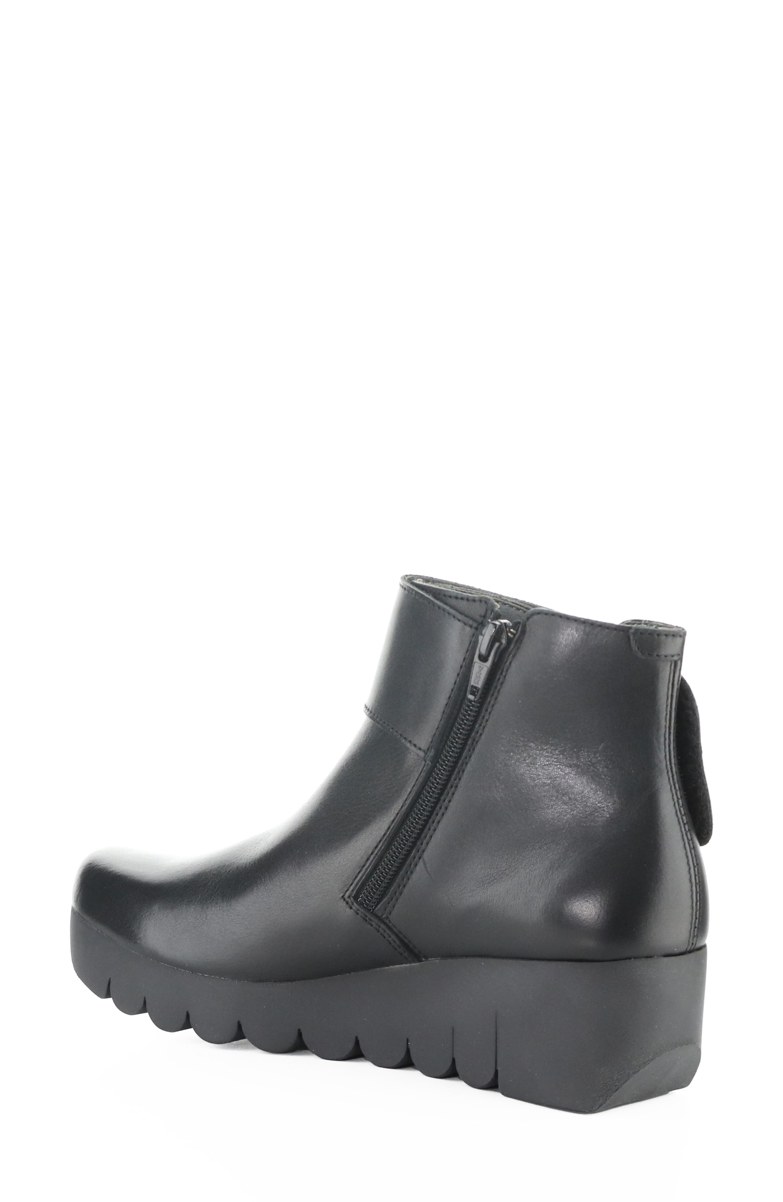 Vube Platform Wedge Bootie, Alternate, color, 000 BLACK