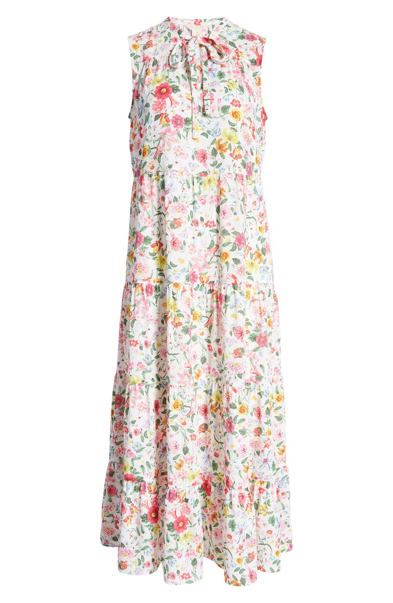 Caslon<sup>®</sup> Floral Print Sleeveless Maxi Dress, Alternate, color, 