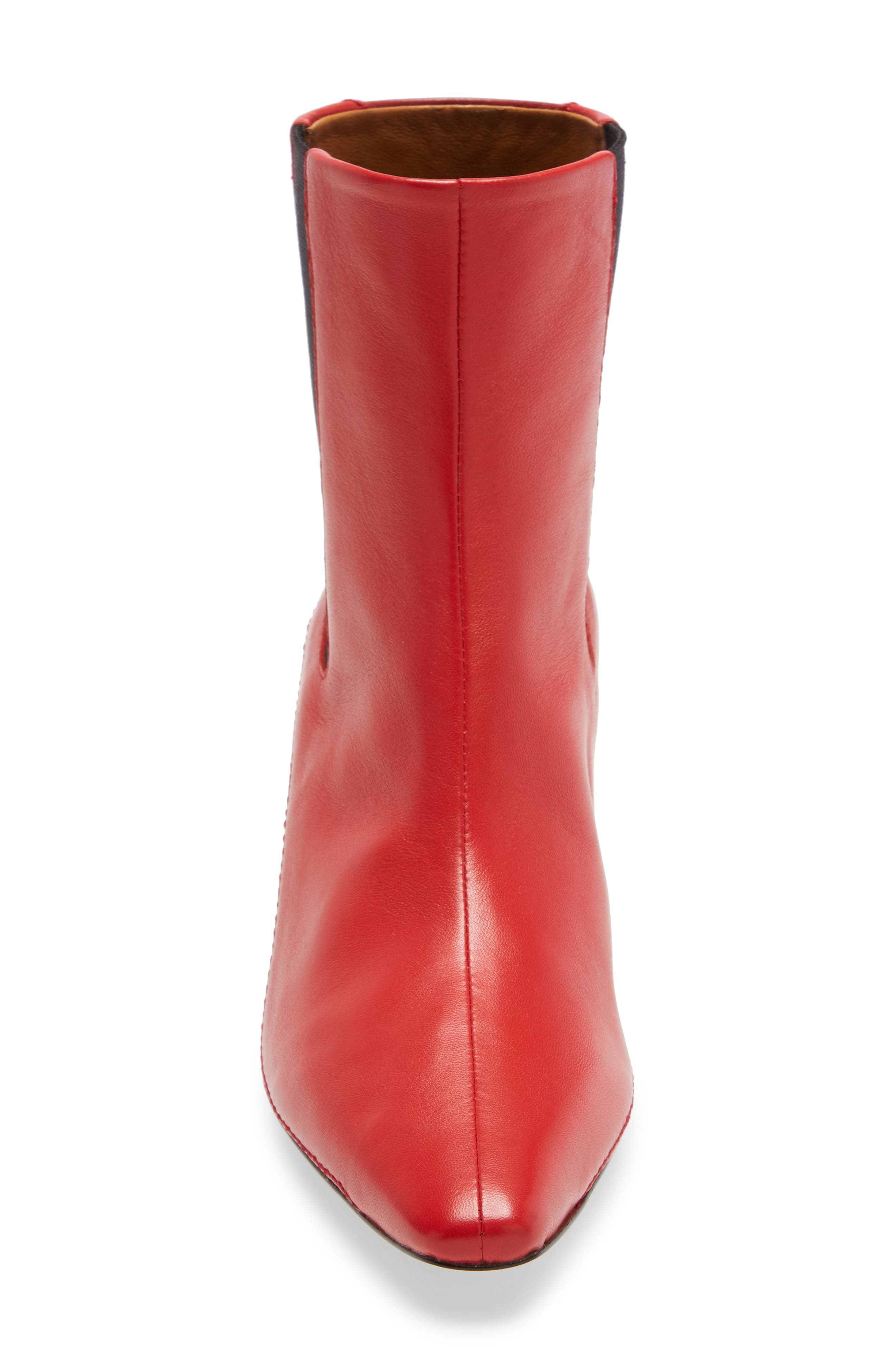 Jet Chelsea Boot, Alternate, color, FIERY RED