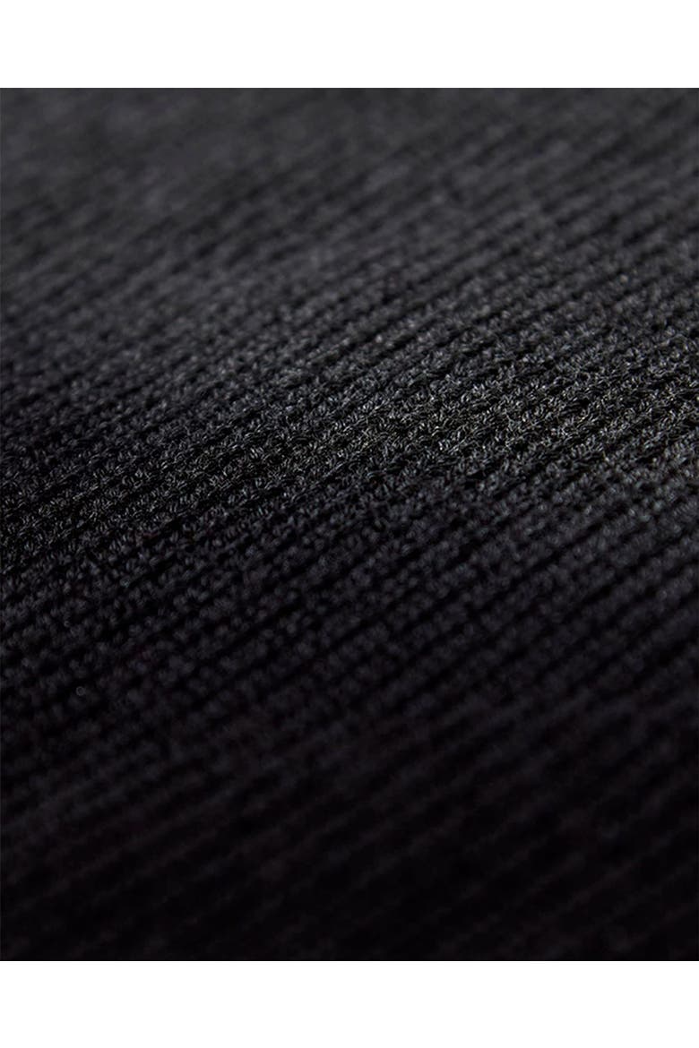 Kids Crewneck Pullover Sweater, Alternate, color, Black-Charcoal