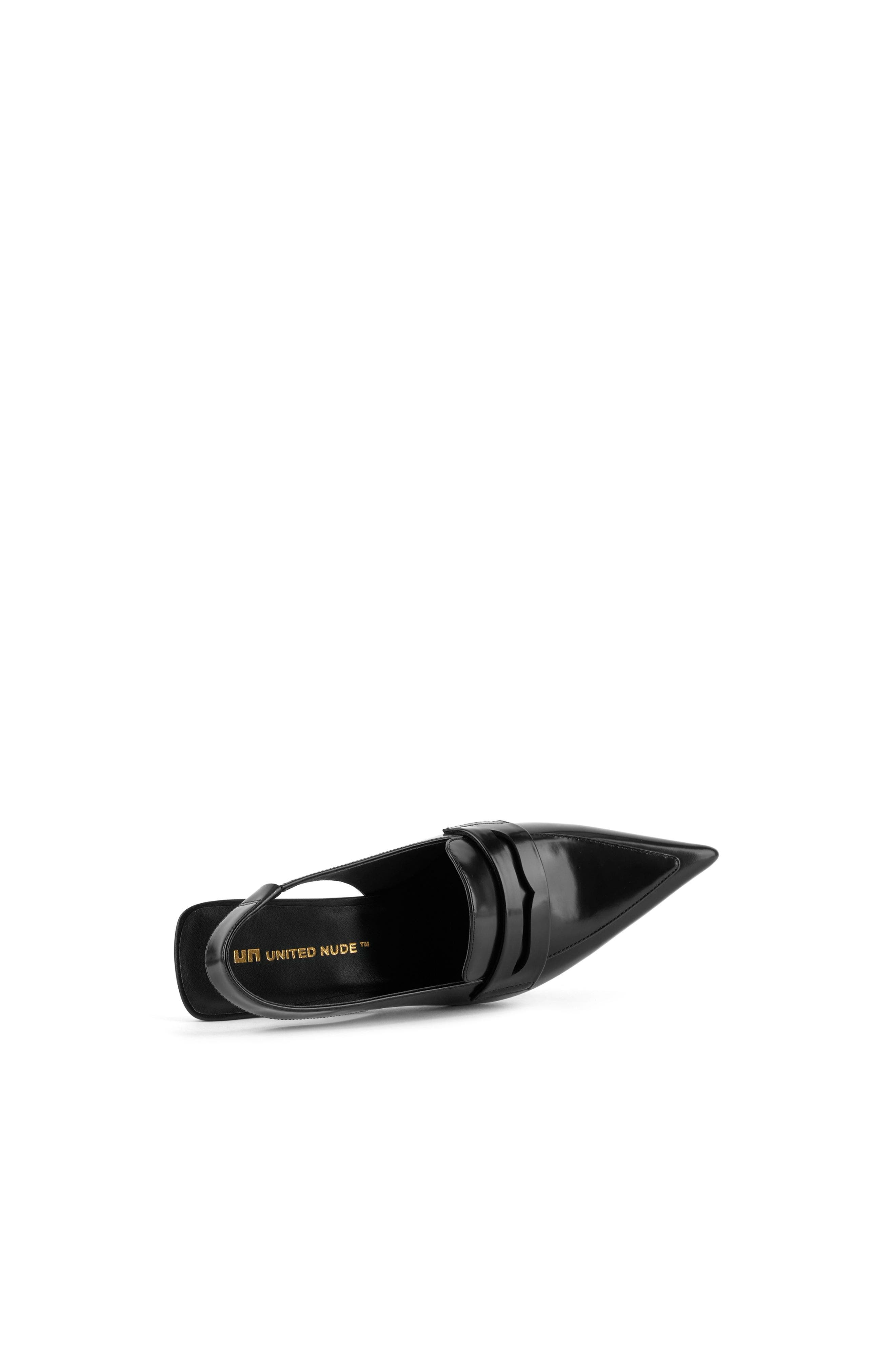 United Nude Raila Loafer Mid Pumps, Alternate, color, Black