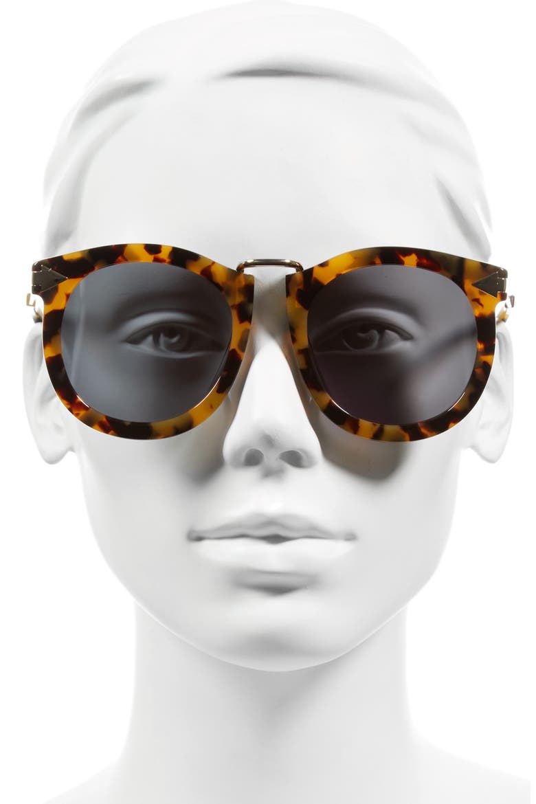 Alternative Fit Super Lunar - Arrowed by Karen 50mm Sunglasses, Alternate, color, CRAZY TORTOISE/ GOLD