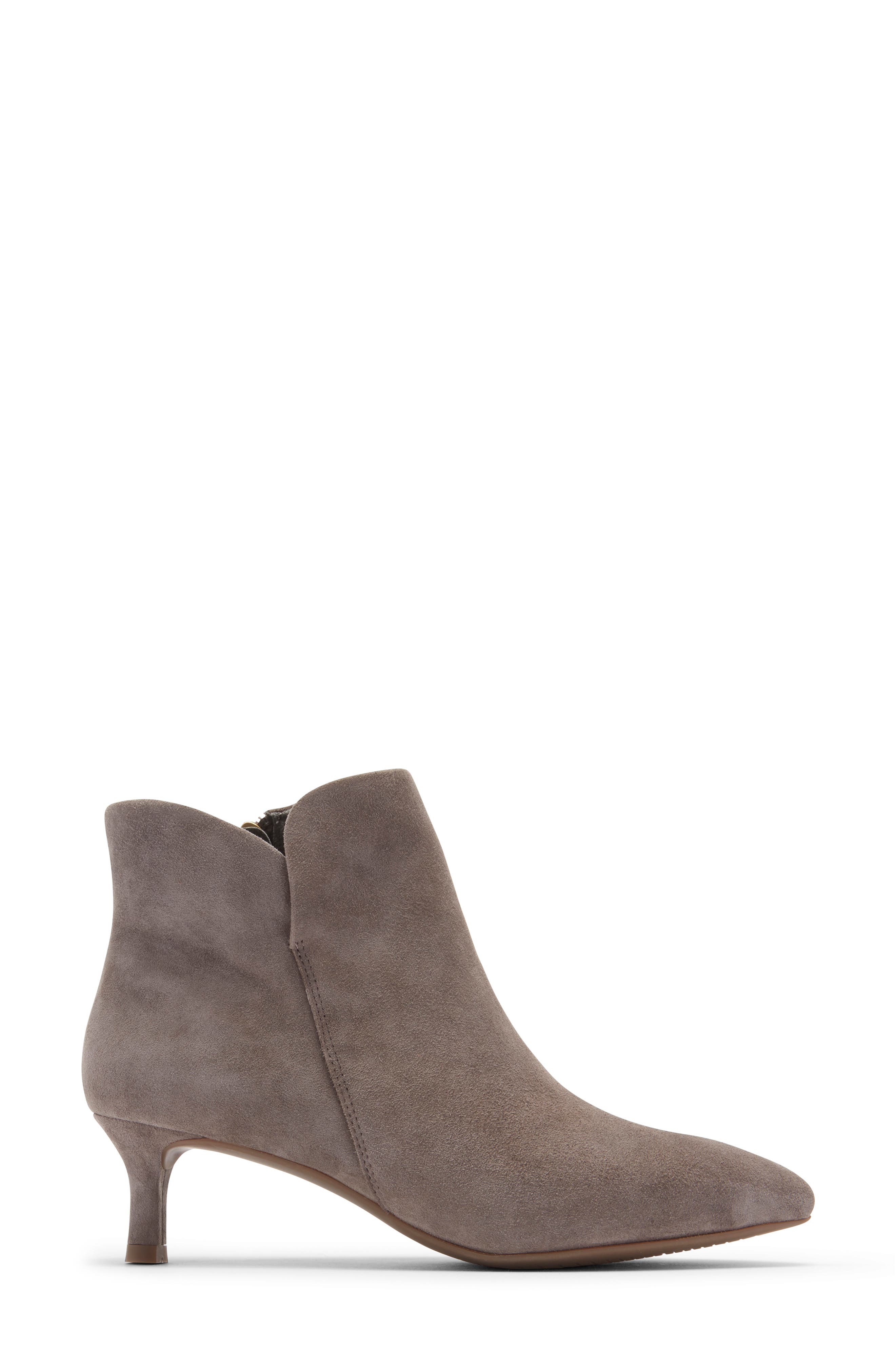 Total Motion Alaiya Bootie, Alternate, color, TAUPE SUEDE
