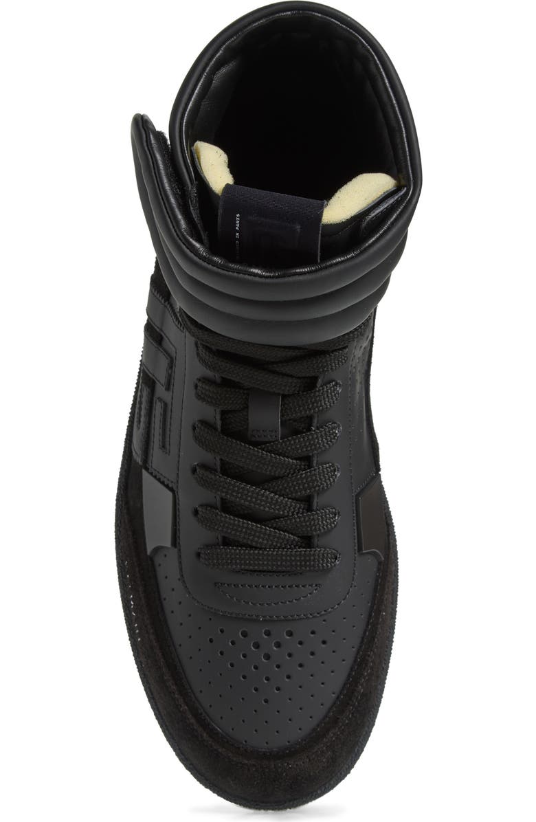 Balmain Swan Mid Top Sneaker, Alternate, color,