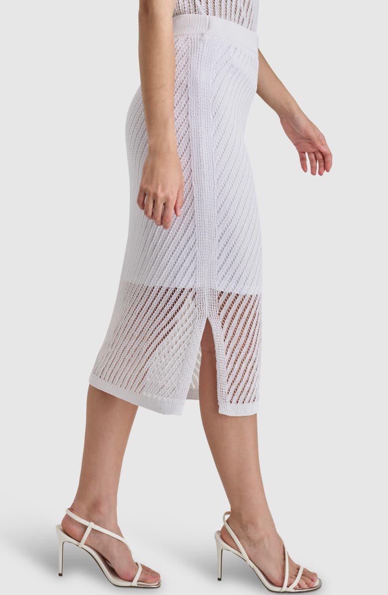 DKNY Open Stitch Skirt, Alternate, color,