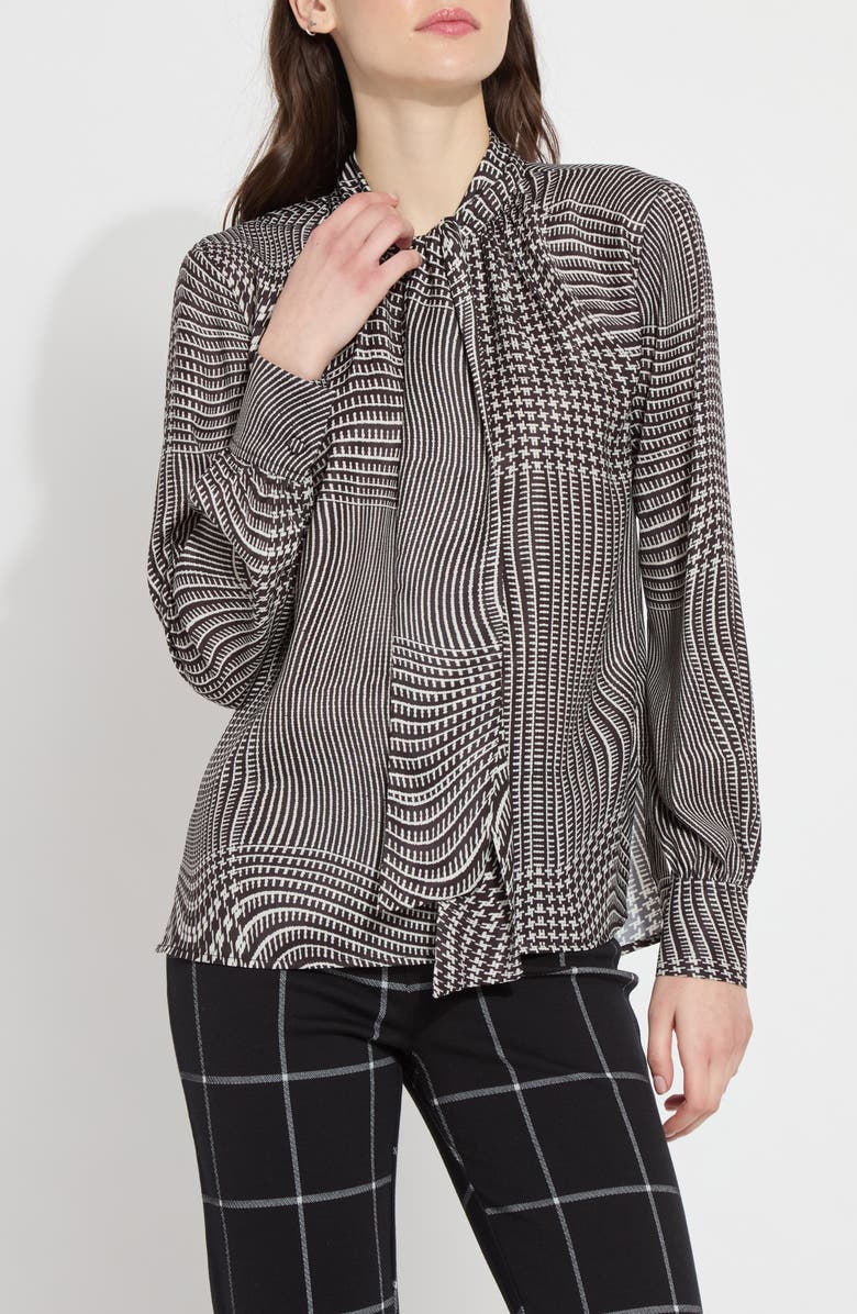 Lysse Janis Scarf Neck Top, Alternate, color,