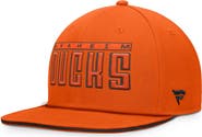 FANATICS Men's Fanatics Black Anaheim Ducks Fundamental Gino Stack Snapback Hat