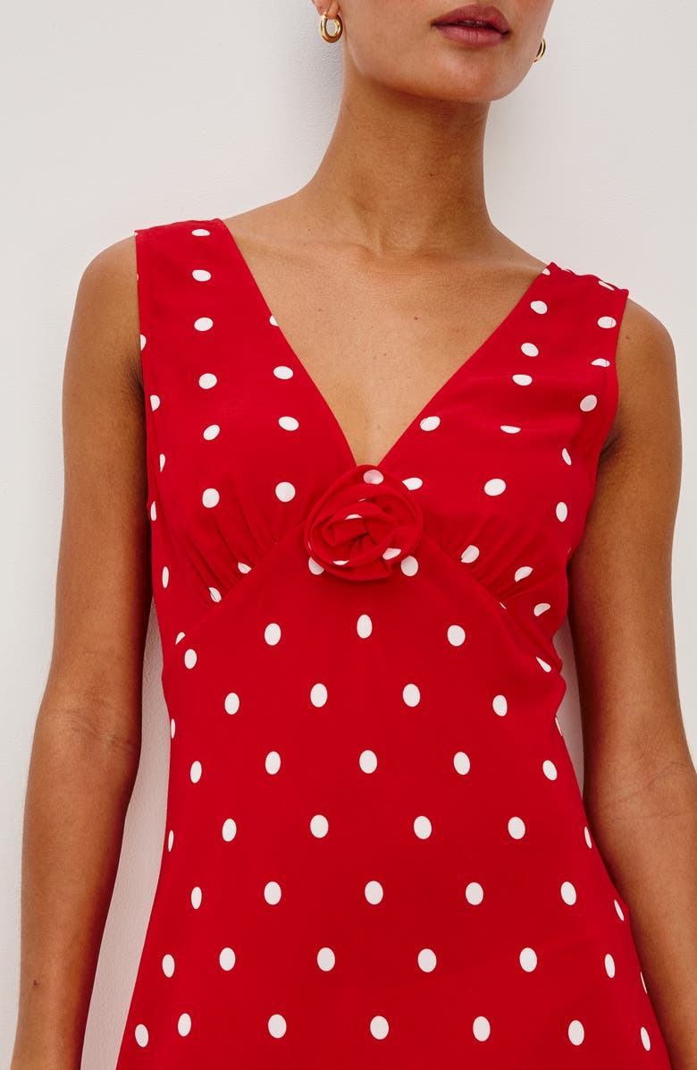 Rails Terena Sleeveless Midi Dress, Alternate, color, Rossa