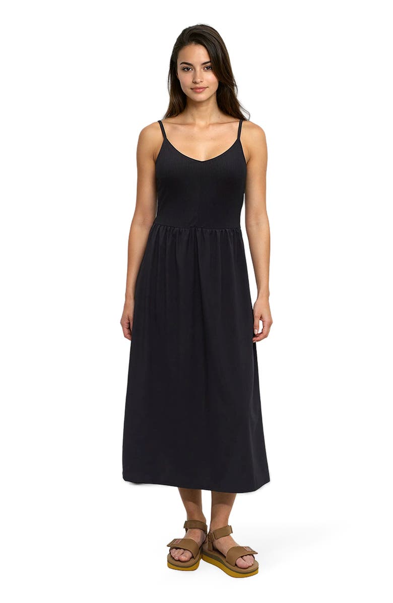 tentree Juneau Dress, Main, color, Meteorite Black
