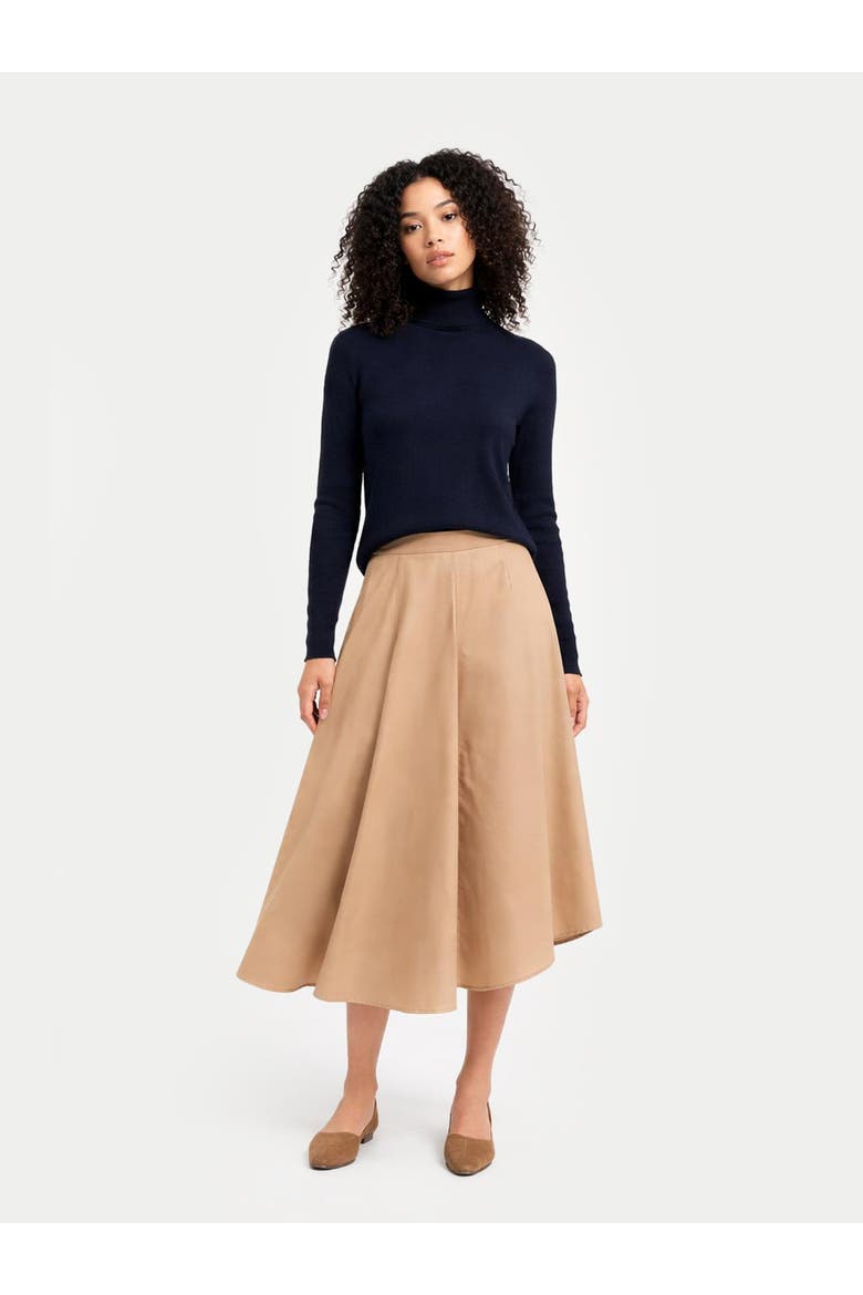Timeless Cashmere Turtleneck Sweater, Alternate, color, navy blazer