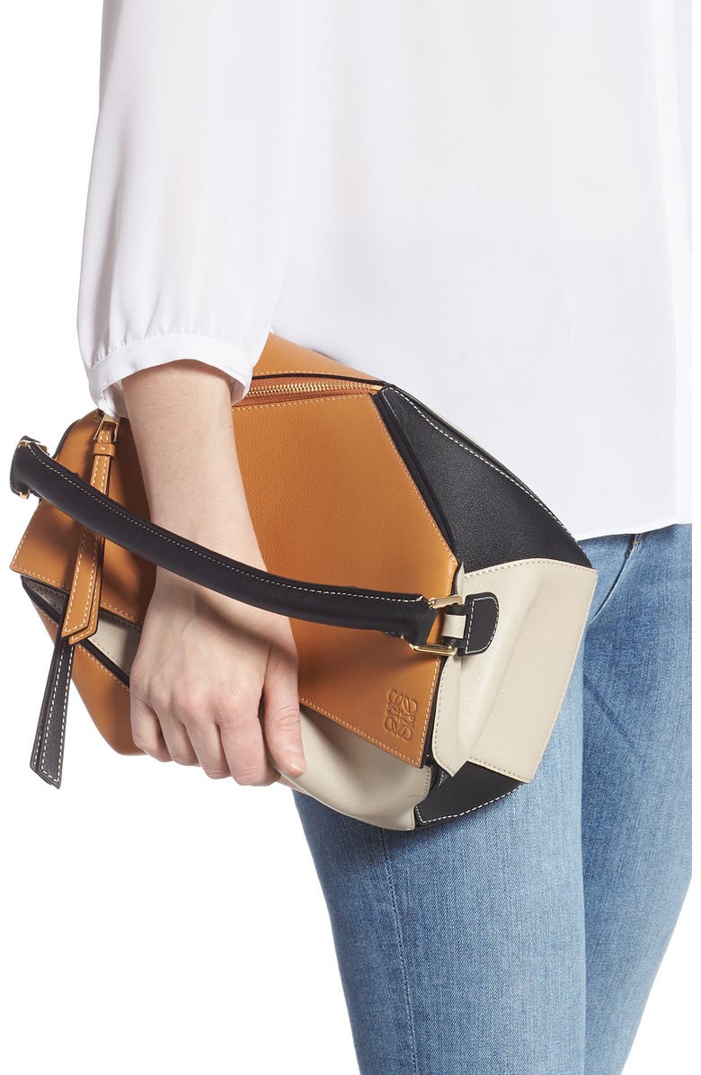 Loewe Puzzle Calfskin Leather Shoulder Bag, Alternate, color,