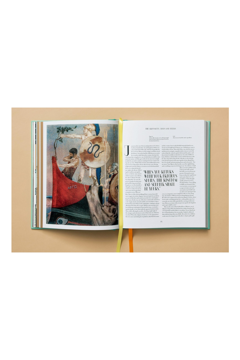 Greek Myths Book, Alternate, color, Turquoise