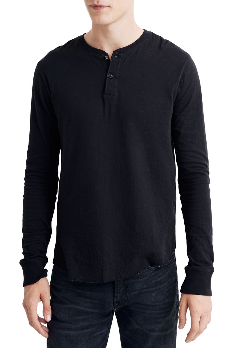 Madewell Doubledown Henley, Main, color,