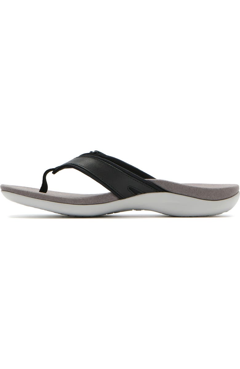 ABEO Oasis Sport Flip Flop, Alternate, color, Black - Regular
