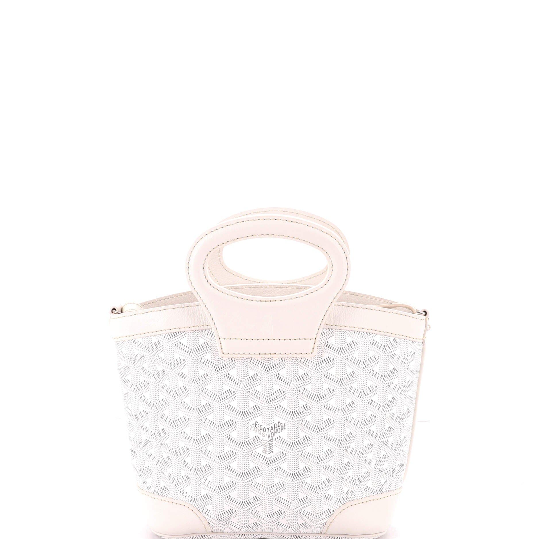 Beluga Bag Coated Canvas Mini, Alternate, color, White