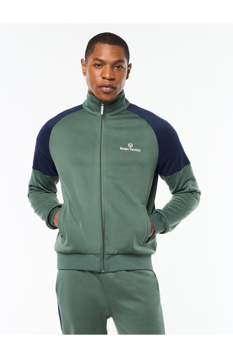 Sergio Tacchini Spacco Track Jacket, Main, color, Duck Green