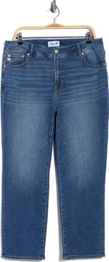 Seven7 High Waist Ankle Straight Leg Jeans