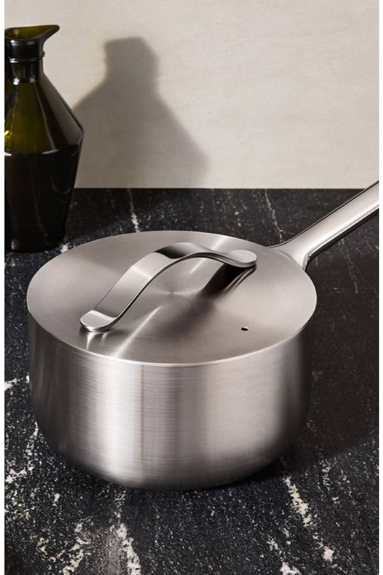 Stainless Steel Sauce Pan & Lid, Alternate, color, STAINLESS STEEL