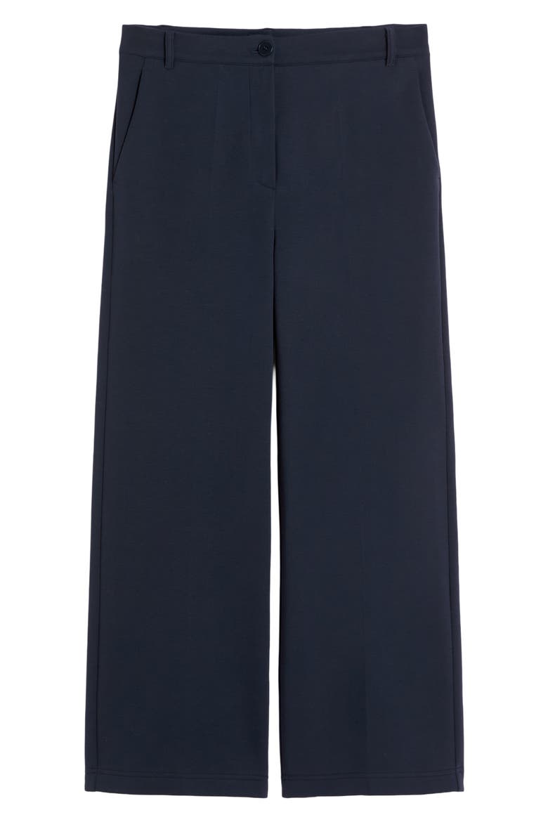 Abano Straight Leg Jersey Ankle Pants, Alternate, color, NAVY