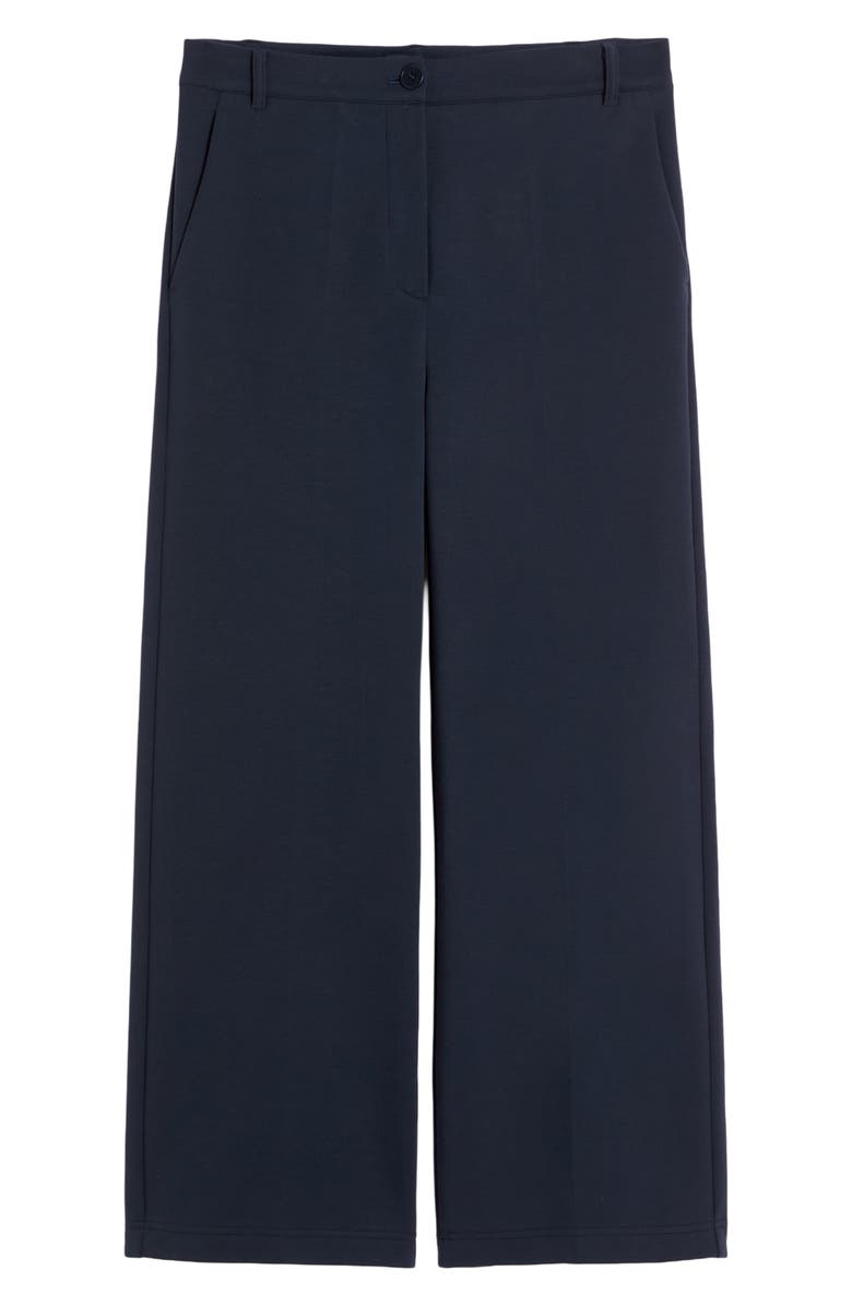 Weekend Max Mara Abano Straight Leg Jersey Ankle Pants, Alternate, color, Navy