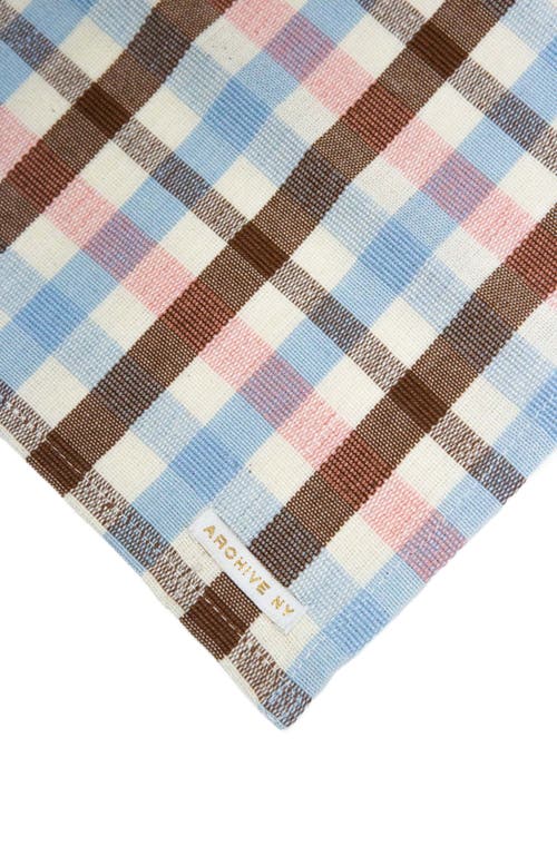 ARCHIVE NEW YORK ARCHIVE NEW YORK HANDWOVEN CLASSIC PLAID COTTON NAPKINS, SET OF 4