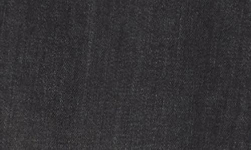 L'agence Ruth High Waist Raw Hem Straight Leg Jeans In Black
