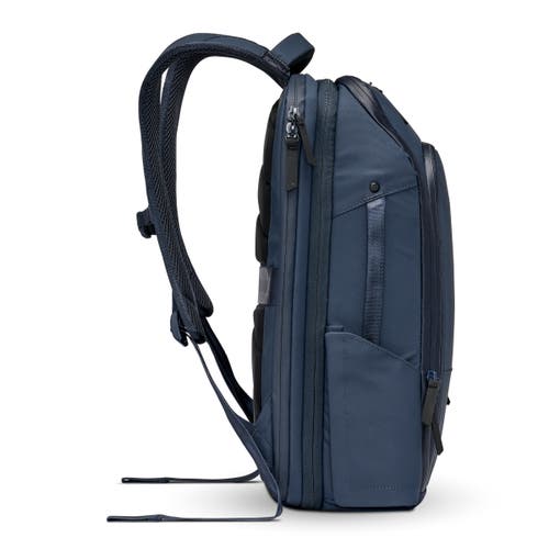 Nomatic Water Resistant Minimalist Expandable Travel Backpack In Navy - 20l