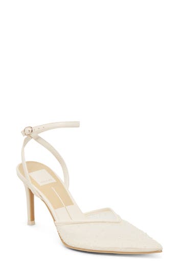 Dolce Vita Keisha Pearl Pump In Ivory Mesh