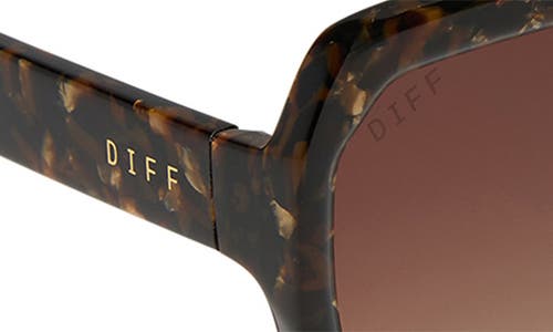 Diff Sloane 54mm Square Sunglasses In Black