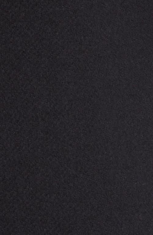 Hugo Boss Boss Clafa Wool Blend Longline Coat In Black