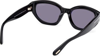 Penny 55mm Polarized Geometric Sunglasses