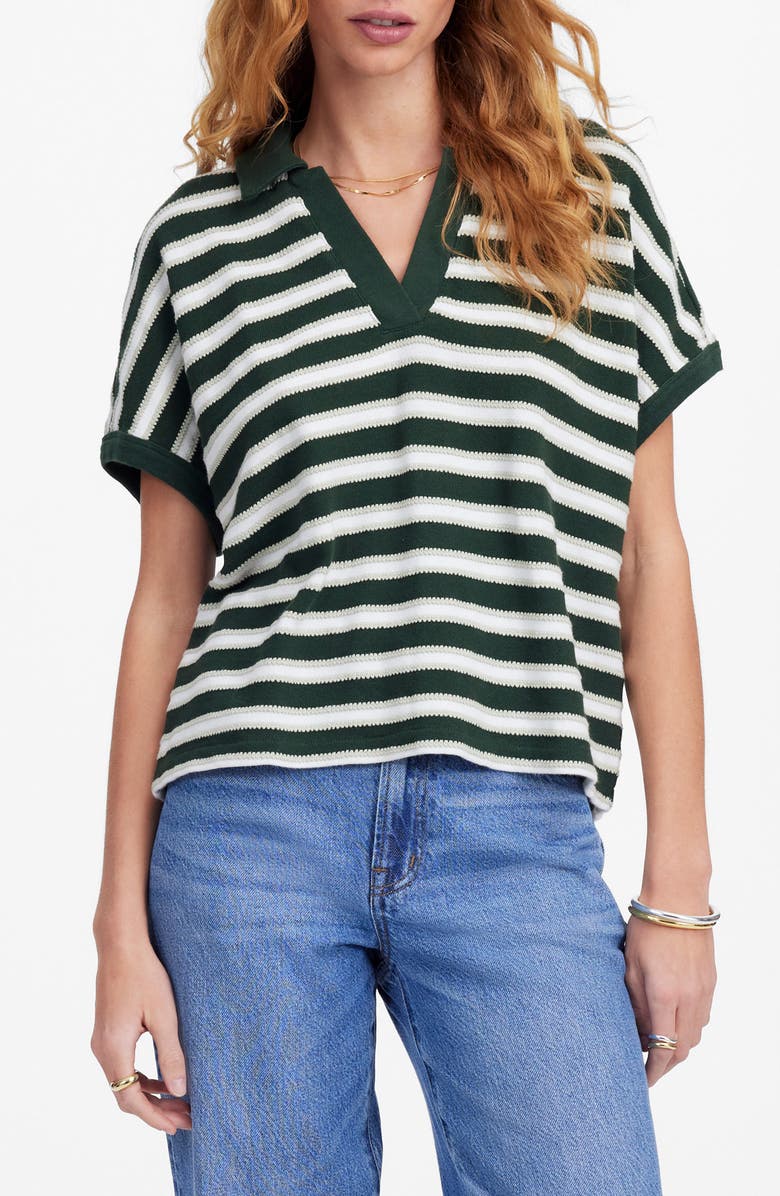 Madewell Relaxed Johnny Collar Polo, Main, color,