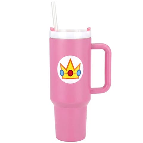 Super Mario Princess Peach 40 Oz Tumbler