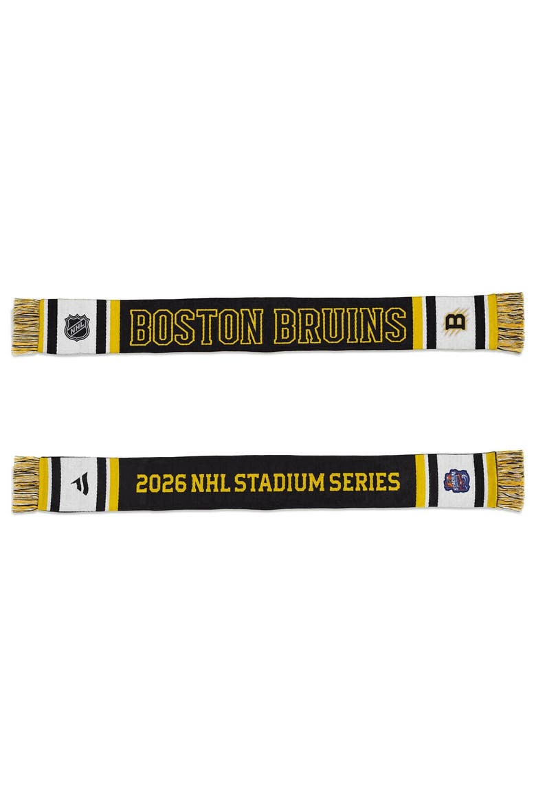 Boston Bruins 2026 NHL Stadium Series Team Scarf, Alternate, color, Black