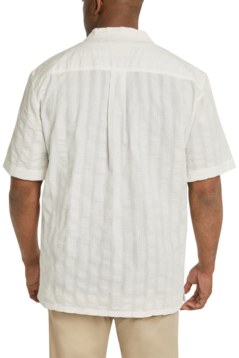 Belize Textured Relaxed Fit Camp Shirt, Alternate, color, BONE