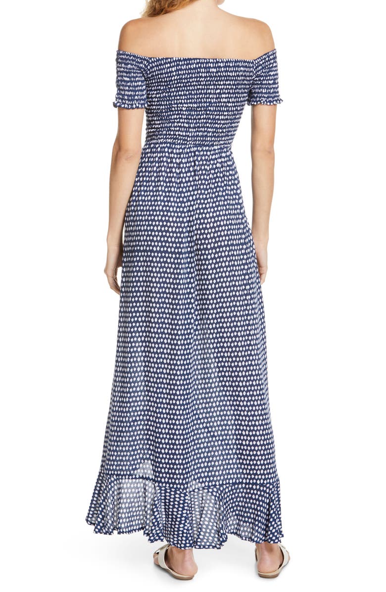 Tiare Hawaii Cheyenne Off the Shoulder Maxi Dress, Alternate, color,
