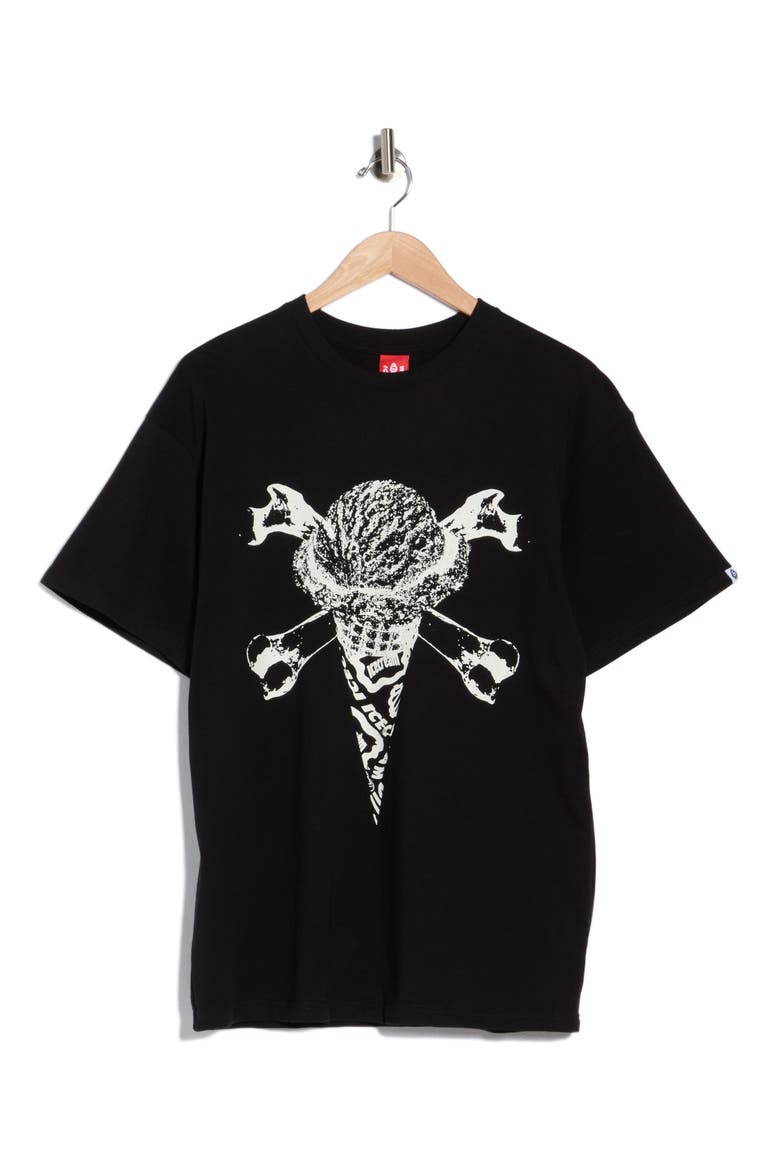 Bones Graphic T-Shirt, Alternate, color, BLACK