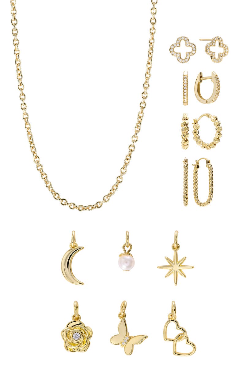 ATHRA LUXE 10 Days of Gifting Jewelry Box Set, Main, color, Gold