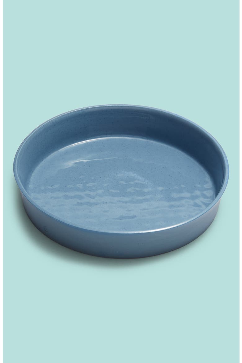 Chroma Round Porcelain Tray, Main, color, SLATE