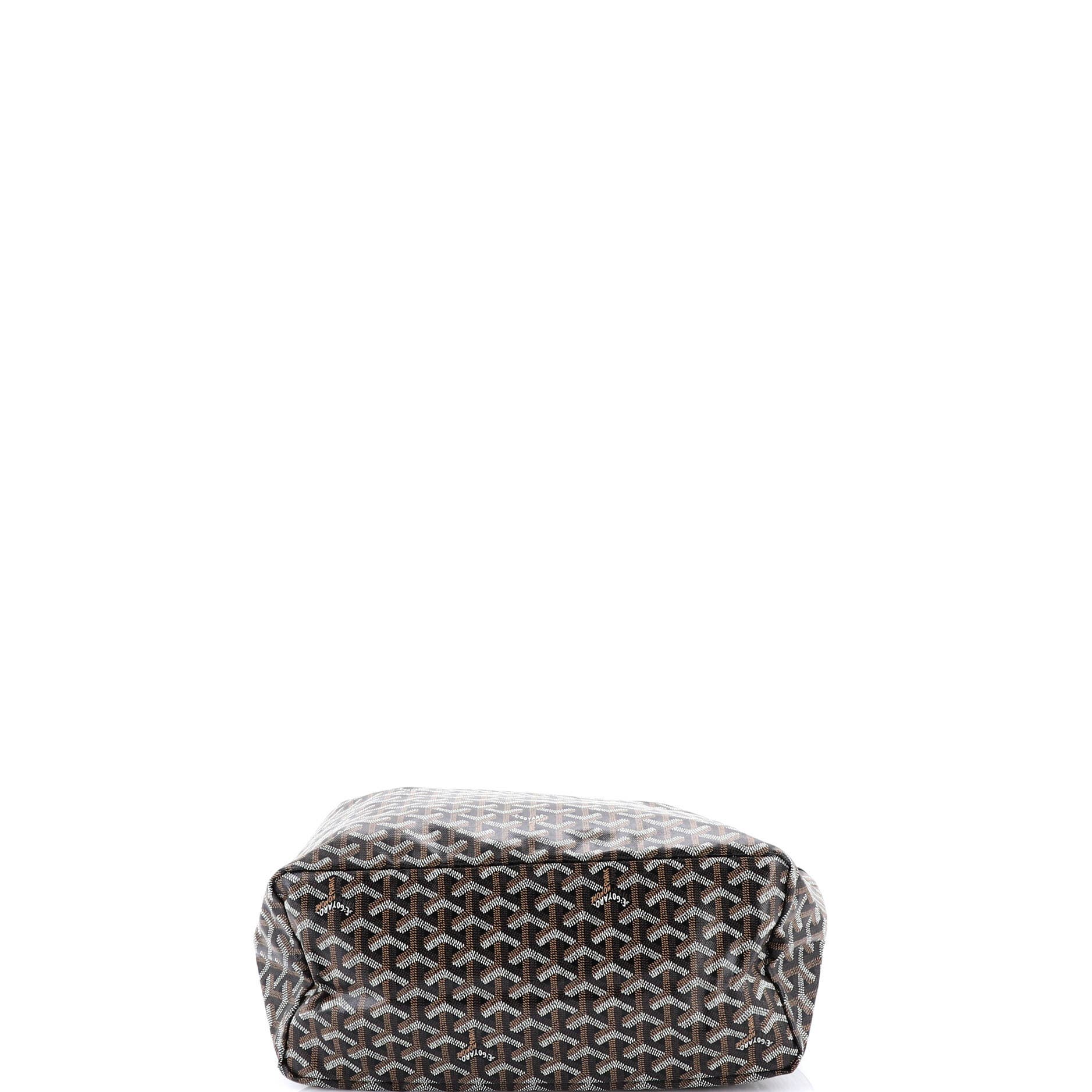 Pre-Owned Goyard Saint Louis Tote Coated Canvas PM, Alternate, color, Black