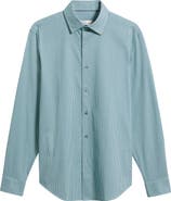 Bugatchi James OoohCotton® Micropattern Button-Up Shirt