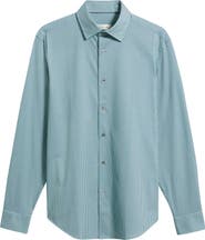 Bugatchi James OoohCotton® Micropattern Button-Up Shirt