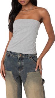 EDIKTED Stretch Cotton Tube Top