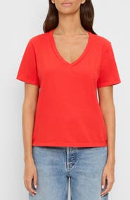 Michael Stars Daria Classic V-Neck T-Shirt