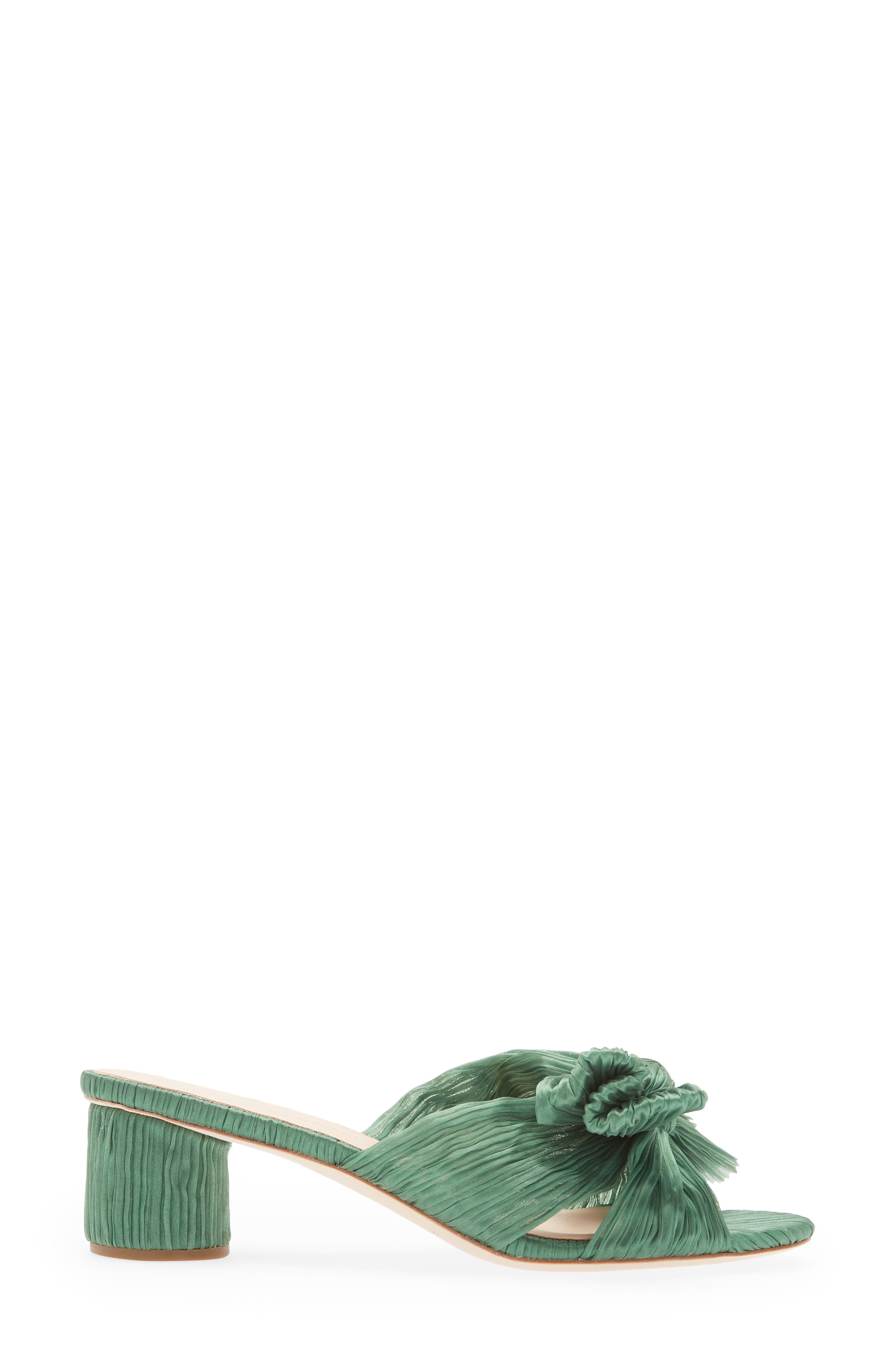 Emilia Knot Slide Sandal, Alternate, color, SAGE