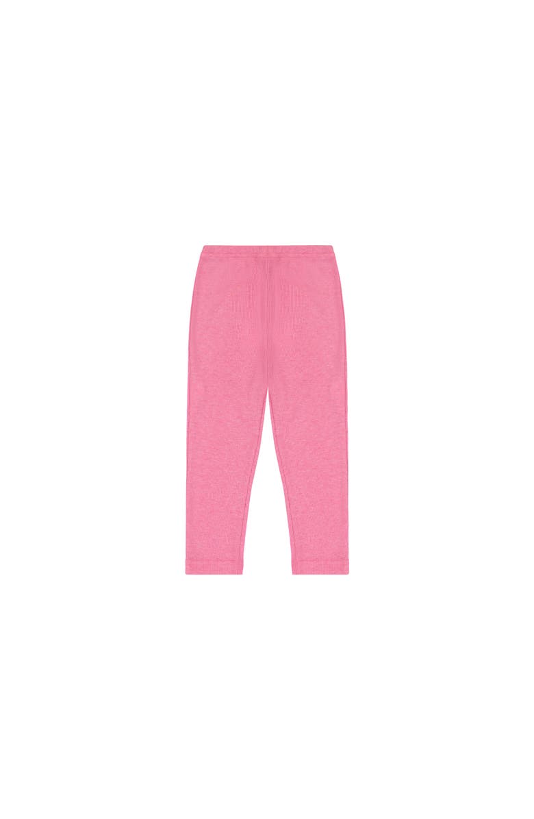 Busy Bees Leggings Pink Ribbed Knit, Main, color, Pink Ribbed Knit