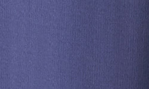 Shop Eileen Fisher Silk Crepe Georgette Ankle Wide Leg Pants In Bluette